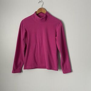 Columbia Sportswear Company Pink Heights Fleece Mock Neck Long Sleeve Small NWT